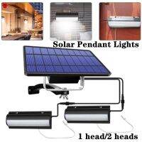 ✸✁ ???Upgraded Solar Pendant Lights Outdoor Indoor Auto On Off Solar Lamp LED Solar Lights Outdoor 1/2 Head Motion Sensor 270 Wide Angle Illumination Super Bright WaterproofWall Lamp