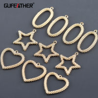 GUFEATHER M1057,jewelry accessories,18k gold plated,copper metal,charms,jewelry findings,diy pendants,jewelry making,10pcslot