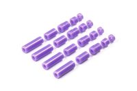 95536 TAMIYA Mini 4WD  Lightweight Plastic Spacer Set (12/6.7/6/3/1.5mm) (Purple)