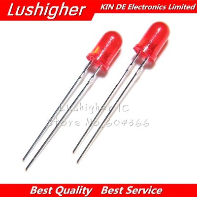 100pcs 5mm Led Red light-emitting Diodes Red Turn Red WATTY Electronics
