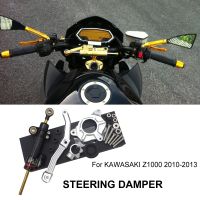 High quality Motorcycle Aluminium Steering Stabilizer Damper Mount Bracket Kit For KAWASAKI Z1000 Z 1000 2010 2011 2012 2013