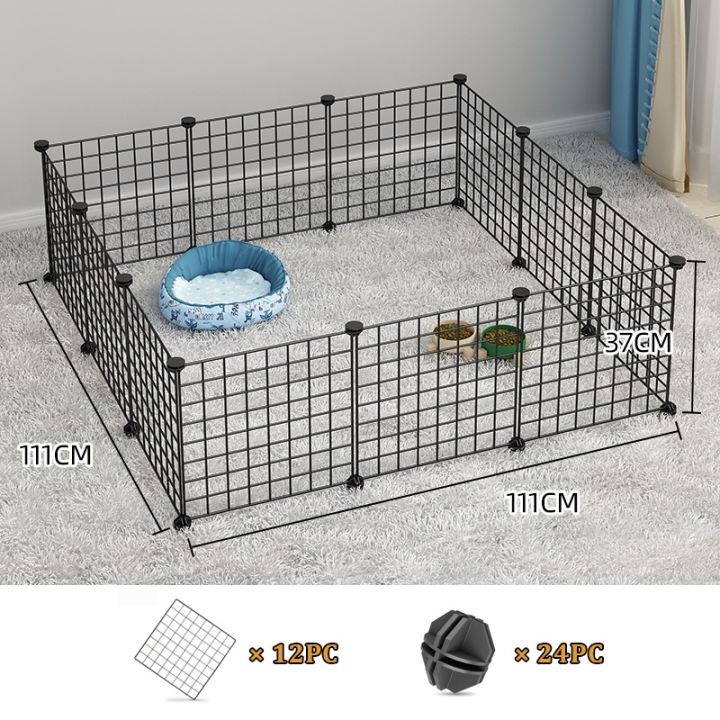 ส่งฟรี-พร้อมส่ง-รั้วกั้นสุนัข-คอกกั้นสัตว์-dog-cage-บ้านหนูแกสบี้-กรง-diy-กรงสุนัข-กรงกระต่าย-กรงหมา-ประกอบได้หลากหลายรูปทรง