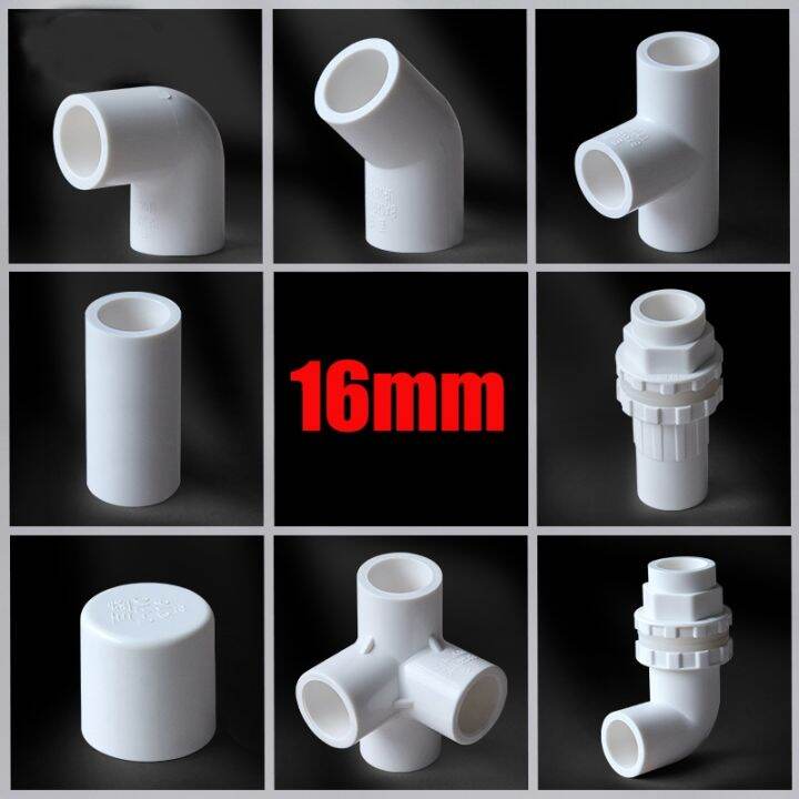 Nuonuowell Mm Straight Elbow Ways Ways White Pvc Connector Inner