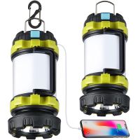 LED Camping Lantern Rechargeable Lantern 3000mAh Power Bank Waterproof Camping Flashlight for Hiking Emergency Home Outdoor