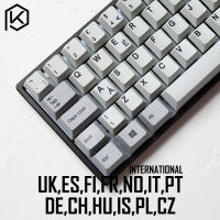 kprepublic international norde EU UK ES FI FR NO IT PT DE HU vowel letter Cherry profile Dye Sub Keycap thick PBT for keyboard