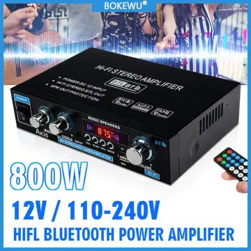 AK45/AK35 800W Home Power Amplifier 2 Channel Bluetooth 5.0 Mini Hifi  Digital Stereo Sound Amplifier