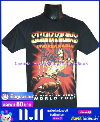 เสื้อวง SCORPIONS สกอร์เปียนส์ ไซส์ยุโรป เสื้อยืดวงดนตรีร็อค เสื้อร็อค  SPS604 ราคาคนไทย