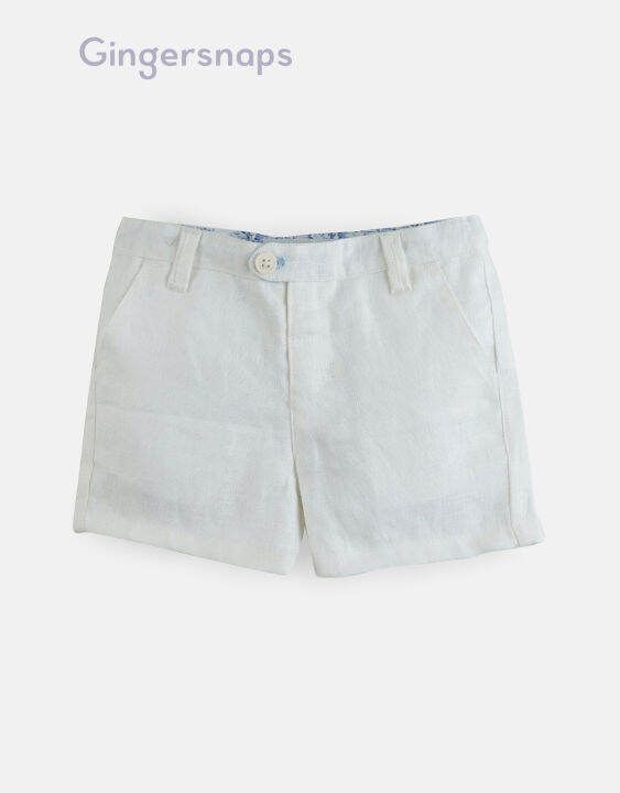 Gingersnaps Baby Boys' Linen Chino Shorts Lazada PH