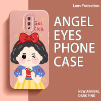 เคสกรอบโทรศัพท์เทอร์โม TPU ลาย Angel Eyes สำหรับ OPPO Reno 4G Reno2 F Reno2 Z Reno3 4 5 Pro 10X A91 Zoom เคสเด็กผู้หญิงเคสซิลิโคนนิ่มป้องกันเลนส์กล้องสี่เหลี่ยมกันกระแทก