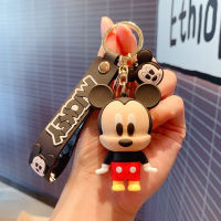 Cute Mickey Key Pendant with Ring Backpack Decorative Pendants for Handbag Schoolbag Car Keys