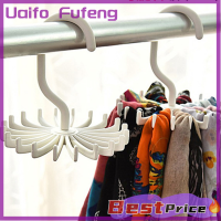 Uaifo โครงแขวนผ้าพันคอพลาสติกอเนกประสงค์แบบสร้างสรรค์ที่แขวนที่เก็บผาพันคอ