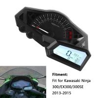 ✒คือ▪สปีโดมิเตอร์วัดความเร็วมาตรวัดรถจักรยานยนต์ดิจิตอล LCD สำหรับ Kawasaki Ninja300 EX300 2013-2017