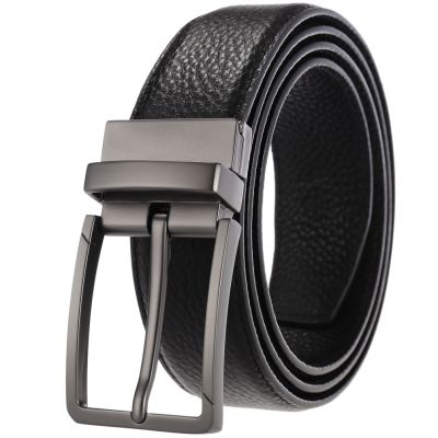 Mens new needle head layer cowhide leather belt buckle leisure of holing LY35-4083-5 ◎☽