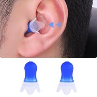 2Pcs Soft Silicone Ear Plugs Sound Insulation Protection Earplugs Anti Noise Sleeping Reduction