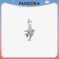 Flying Bird Mini Dangle Charm 925 เงินสเตอร์ลิงผู้หญิงแฟชั่น DIY เครื่องประดับ