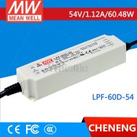 MEAN WELL Original LPF-60D-54 54V 1.12A Meanwell LPF-60D 54V 60.48W Single Output LED Switching Power Supply