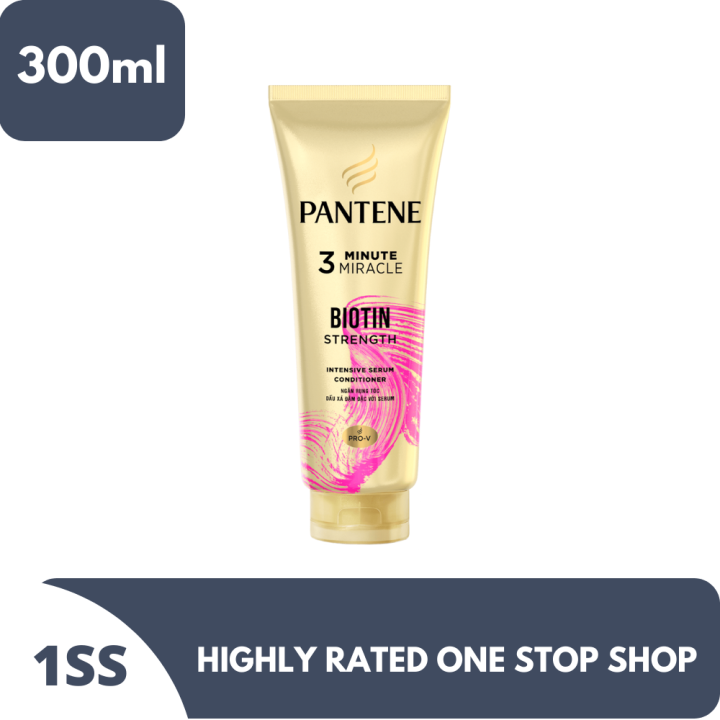 Pantene Minute Miracle Biotin Strength Conditioner Ml Lazada Ph