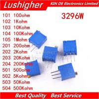 ✓❃△ 20pcs 3296 3296W 50 100 200 500 Ohm 1K 2K 5K 10K 20K 50K 100K 200K 500K 1M Ohm 103 100R 200R 500R Trimpot Trimmer Potentiometer