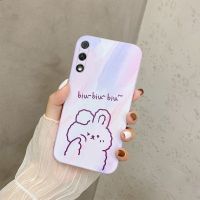 {OLI STUDIO} Square Squ Case ForY9s Y9 S ซิลิโคน Anti Drop Back Cover