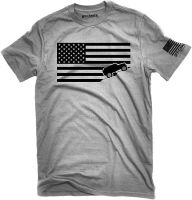 American Flag Offroad Shirt Ash Gray Made in USA t-Shirt Perfect for 4x4 Owners