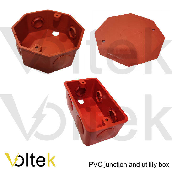 Junction box, utility box and junction box cover Pvc plastic for