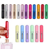 Portable 5ml Mini Refillable Spray Atomizer Bottle Bottom Filling Perfume Jar Scent Pump Empty Cosmetic Containers Travel Travel Size Bottles Containe