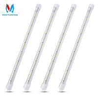 MICTUNING 12 Inch 12V Car Interior Led Light Bars Bright White Light Tube With Switch for RV Camper Boat Van Lorry Truck 4 Packs