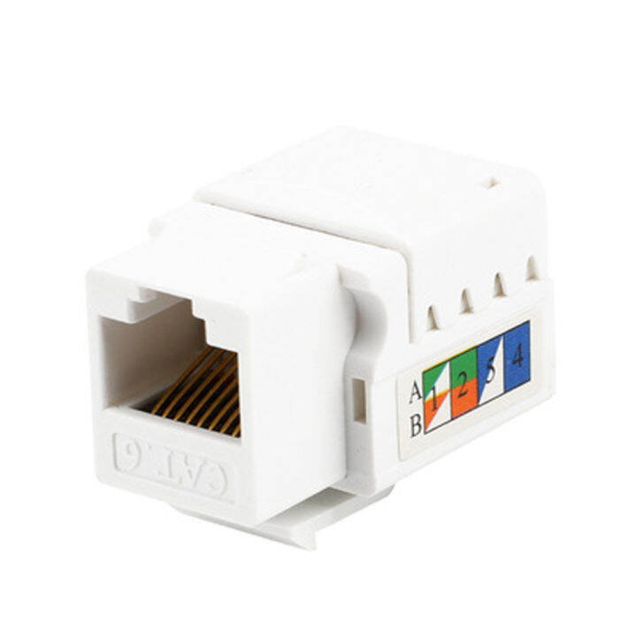 PYPE 2Pcs Adapter Network Adapter Information Socket RJ45