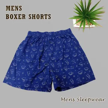 Shop Printed Boxer Shorts with Elastic Waist Online