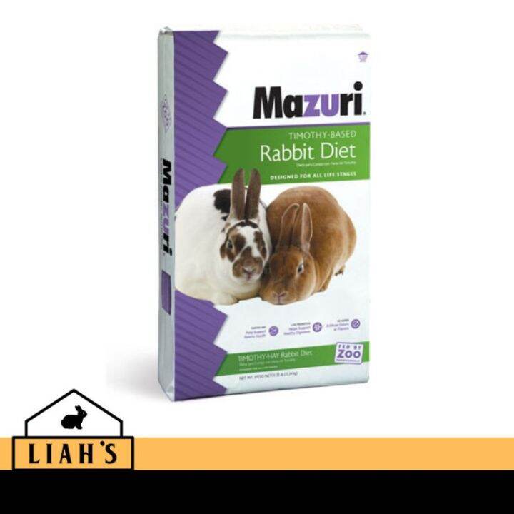 ☀ Mazuri Timothy Hay Based Rabbit Pellets 