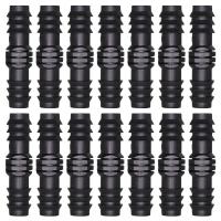 10PCS Garden Watering System 16mm Couplings Straight Connector Micro Drip Irrigation 1/2 PE Pipe Tubing Hose Repair Fitting