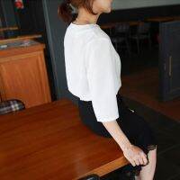 Womens Ladies Chiffon V-Neck Casual Loose Office Blouse