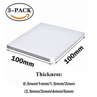 【YD】 3PCS Gdstime 100x100mm 0.5mm 1mm 1.5mm 2mm 3mm 4mm 5mm tichkess Thermal CPU Heatsink Cooling Conductive Silicone pad