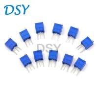 10PCS 3266W 3266 Adjustable Precision Potentiometer 1K 2K 5K 10K 20K 50K 100K 200K 500K 1M 103 Multi-Turn Type