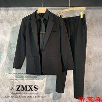 [COD] suit mens Korean version of the self-cultivation casual jacket business formal dress black new