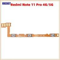 เปลี่ยนสายดิ้นปุ่มด้านข้างสําหรับ Xiaomi Redmi Note 11 Pro 4G / 5G ปิดสวิตช์ระดับเสียง Flex Cable อะไหล่ซ่อม