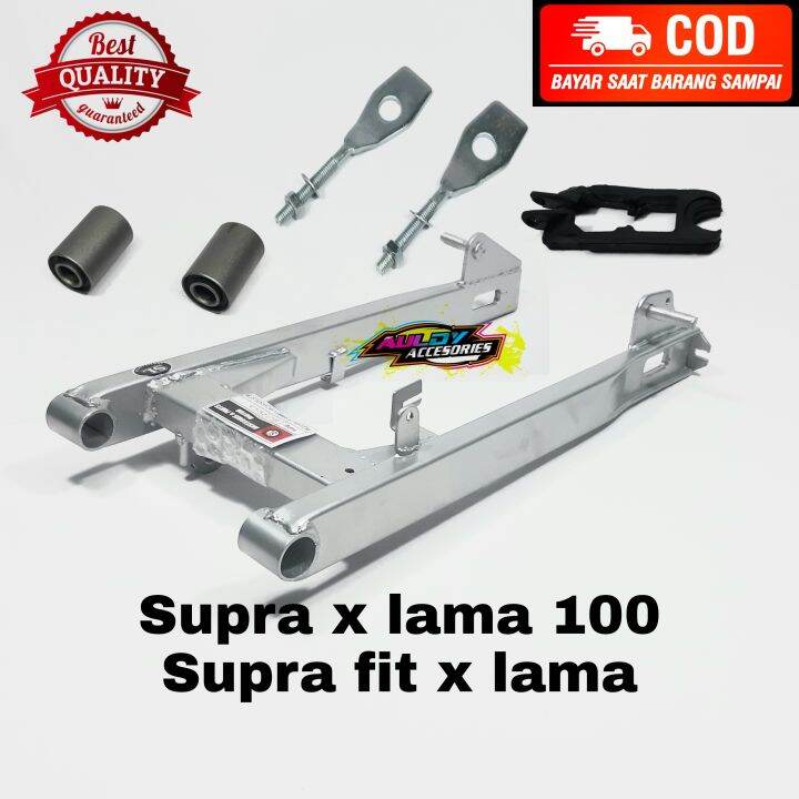 Swing Arm Honda Supra X Lama 100 Supra Fit X Lama Full Set Silver