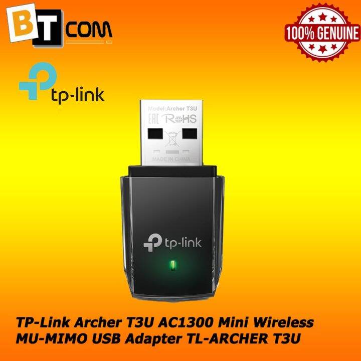 TP-Link Archer T3U AC1300 Mini Wireless MU-MIMO USB Adapter TL-ARCHER ...