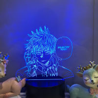 Jujutsu Kaisen Satoru Gojo 3d led lamp bedroom manga ninght lights anime figure room decor lampara de noche dormitorio luces