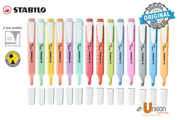 Stabilo Swing Cool Pastel / Fluorescent Highlighter Highlight Pen with  Pocket Clip (Per PCS)