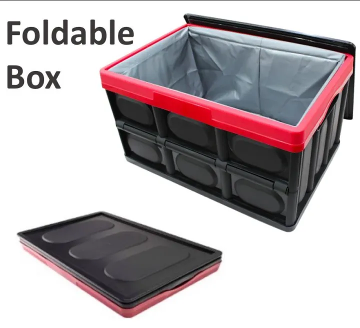 Collapsible Storage Box Folding Plastic, Collapsible Storage Containers With Lids