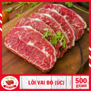 Hỏa tốc 2h - HCM  Lõi vai bò Úc cực ngon  500 gram  - Bò làm steak và