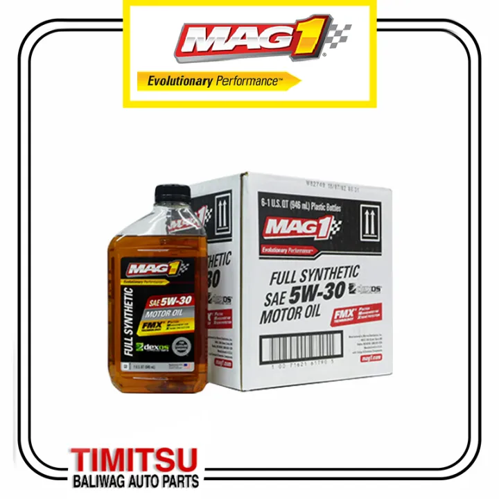 Mag 1 Motor Oil Sae 5w 30 Dexos Bundle 1 Box 1quarts X 6 Gasoline