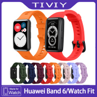 Band 6 Dây đeo silicon thể thao cho Huawei Band 6 pro Smart Wristband thumbnail