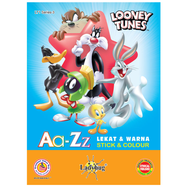 Looney Tunes Aa- Zz Stick & Colour LT1 SERIES 3 | Lazada