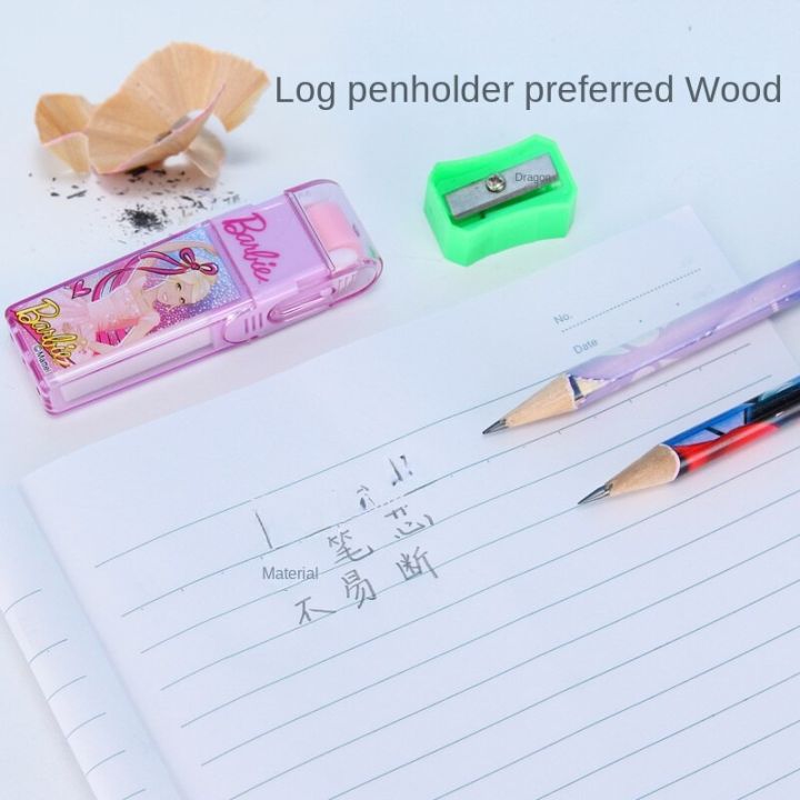 เอชบีอะนิเมะเด็กประถมดินสอปากกาเขียนถังมิกกี้มียางลบ-headchildren-อุปกรณ์เขียนการ์ตูน