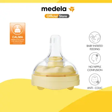  Medela Calma Bottle Nipple, Baby Bottle Teat for use with  Medela collection bottles, Made without BPA