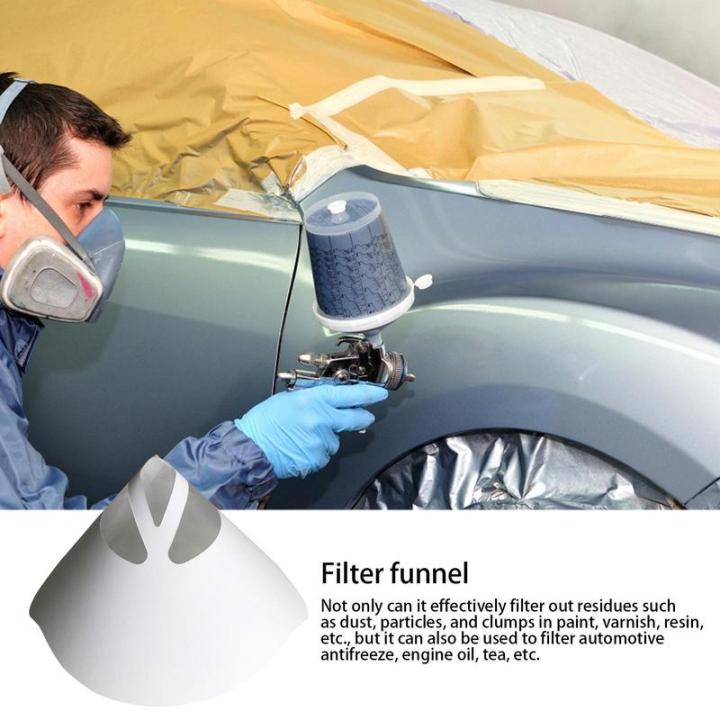 ช่องทางกรองสี230ชิ้นเคล็ดลับตัวกรองหน้าจอ-fine-mesh-paint-filter-replacement-for-art-painting-automotive-spray-paint