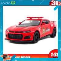 [ ถูกที่สุด. ลด 30% ] โมเดลรถตำรวจ CHEVROLET CAMARO ZL1 2017 สีแดง (Scale 1:38) รถเหล็ก ของสะสม โมเดลประกอบสำเร็จ พร้อมตั้งโชว์ Kinsmart .สินค้าเกรดพรีเมี่ยม คุณภาพดี.