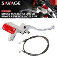 Front Brake Master Cylinder Brake Lever For HONDA XR 250R 400R 650R Braided Steel Oil Hose Pipe Motorcycle Accessories XR250